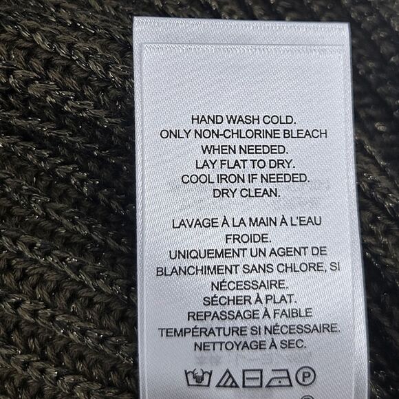 Ralph Lauren Sweater Womens Plus Size 2X Metallic Rib Knit Boat Neck Slouchy - Picture 8 of 8